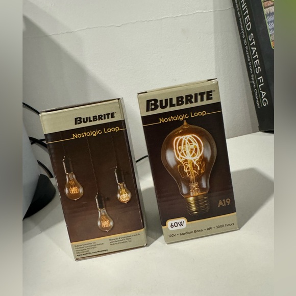 LAST PRICE🍒🤍 BULBRITE nostalgic loop 60w  bundle of 2 🌷 - Picture 4 of 5